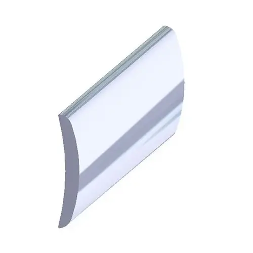 Aluminum Rub Rail - 1"H x 3/16"W x 12 ftL, #6 Screws Silver Aluminum Rub Rail - 1"H x 3/16"W x 12 ftL, #6 Screws Silver
