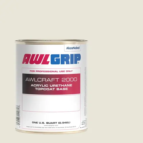 Awlcraft 2000 Acrylic Urethane High-Gloss Topcoat, Eggshell White, Quart Awlcraft 2000 Acrylic Urethane High-Gloss Topcoat, Eggshell White, Quart