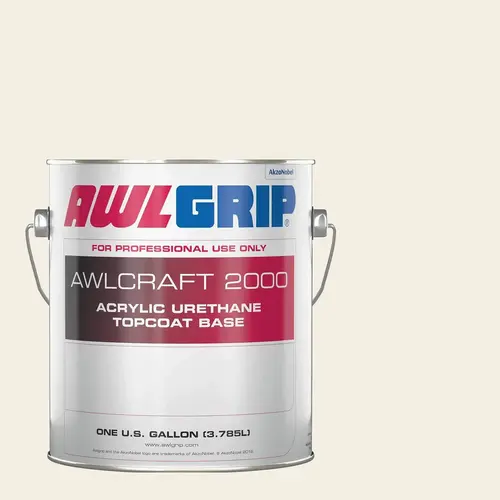 Awlcraft 2000 Acrylic Urethane High-Gloss Topcoat, Oyster White, Gallon Awlcraft 2000 Acrylic Urethane High-Gloss Topcoat, Oyster White, Gallon