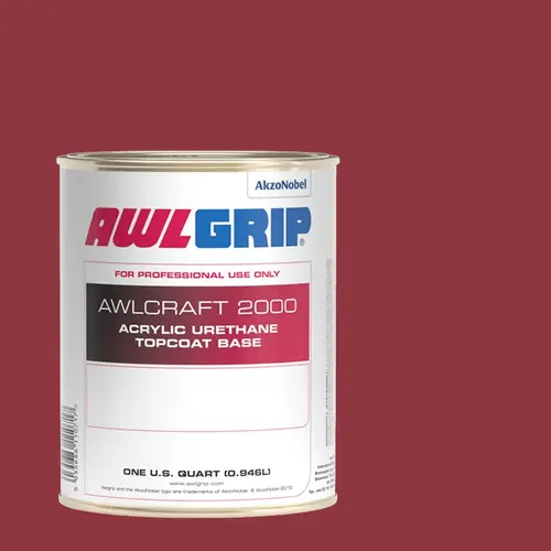 Awlcraft 2000 Acrylic Urethane High-Gloss Topcoat, Vivid Red, Quart Awlcraft 2000 Acrylic Urethane High-Gloss Topcoat, Vivid Red, Quart