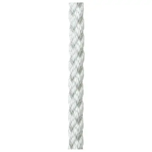 5/8" Mega Plait Nylon Line, White, Sold by Foot 5/8" Mega Plait Nylon Line, White, Sold by Foot