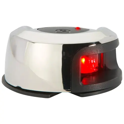 LightArmor Deck Mount 2NM LED Port Navigation Light Red with Silver Housing LightArmor Deck Mount 2NM LED Port Navigation Light Red with Silver Housing