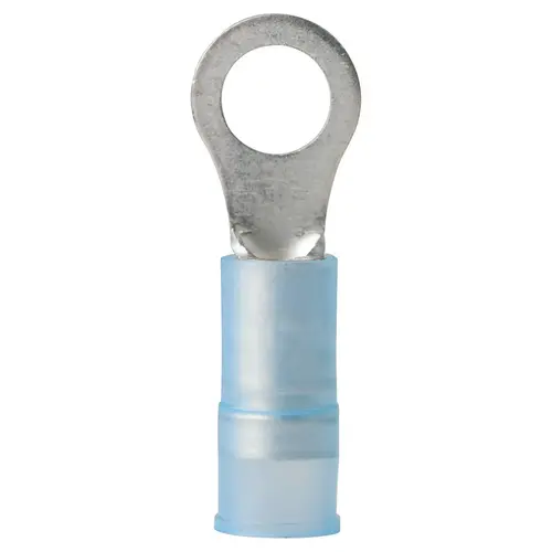 16-14 AWG Nylon Ring Terminals, #10, Blue, 25-Pack 16-14 AWG Nylon Ring Terminals, #10, Blue, 25-Pack