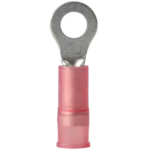 22-18 AWG Nylon Ring Terminals, 3/8", Red, 5-Pack 22-18 AWG Nylon Ring Terminals, 3/8", Red, 5-Pack
