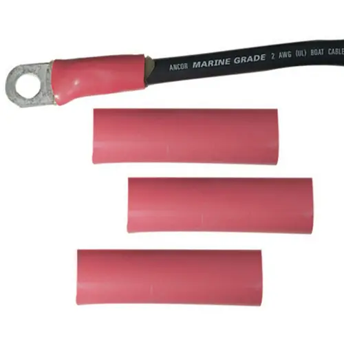 3/4" x 3" Tubing, Red, 3-Pack 3/4" x 3" Tubing, Red, 3-Pack