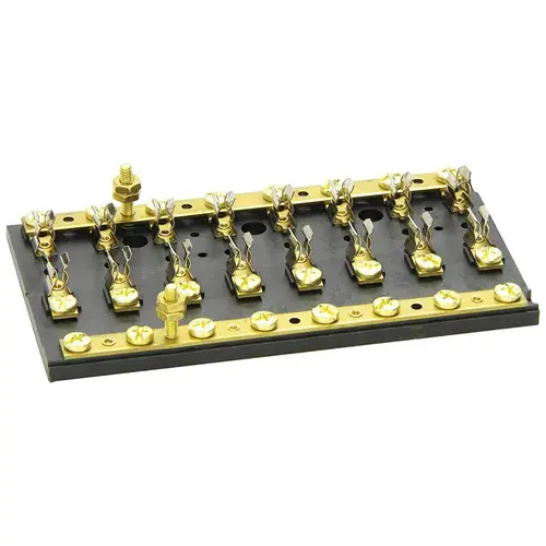 Hot Feed Fuse Block & Terminal Block, 8 Gang Hot Feed Fuse Block & Terminal Block, 8 Gang