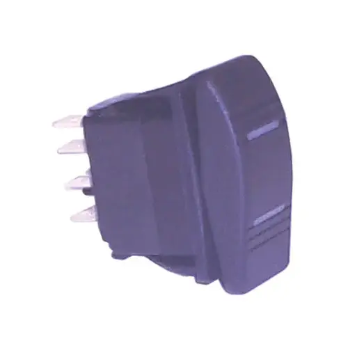 Contura III Rocker Illuminated Rocker Switch, On-Off-On, DPDT, Black Contura III Rocker Illuminated Rocker Switch, On-Off-On, DPDT, Black