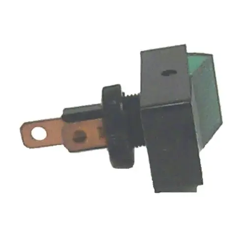 Rocker Switch Illuminated Surface Mount Off-On, SPST Green Rocker Switch Illuminated Surface Mount Off-On, SPST Green