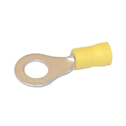 12-10 AWG Waterproof Ring Terminals, 5/16", Yellow, 10-Pack 12-10 AWG Waterproof Ring Terminals, 5/16", Yellow, 10-Pack