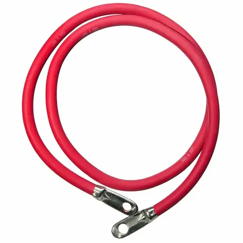 4 AWG Battery Cable, 2 ft Length, Red 4 AWG Battery Cable, 2 ft Length, Red