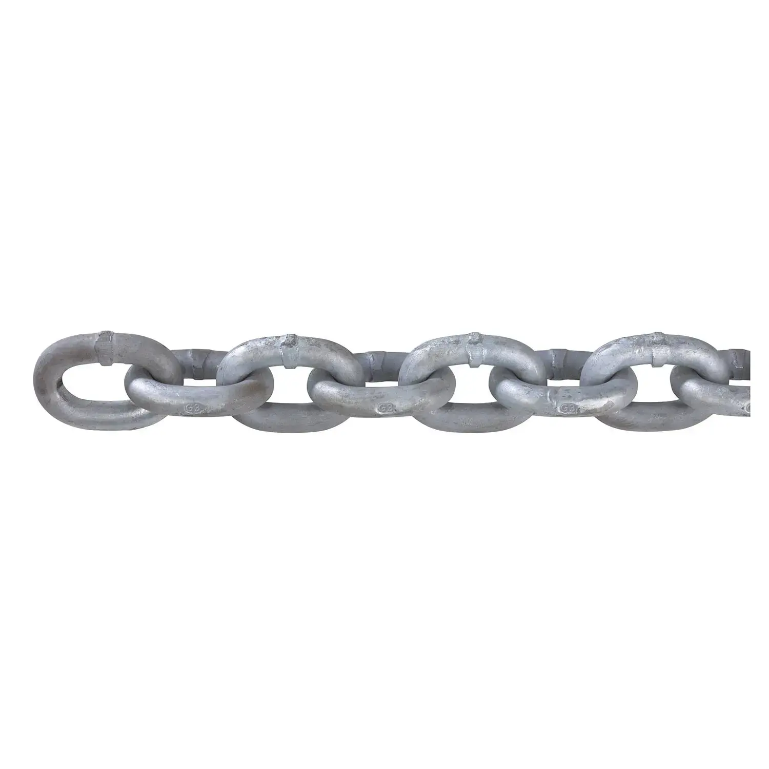 Acco 5/16 Proof Coil Chain Inside Link Length: 1.100 MWL: 1900lb. Breaking Strength: 7600lb. Weight: .95lb./ft. Standard Pack: 550 ft 400140502