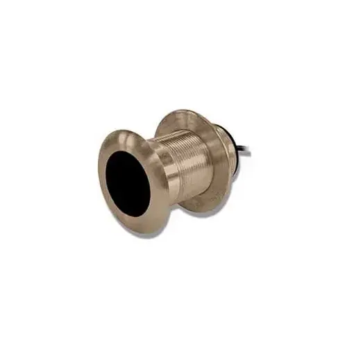 B117, Bronze Low Profile 0- degree Thru-hull Mount Transducer with Depth and Temperature (200/50 kHz), 8-PIN B117, Bronze Low Profile 0- degree Thru-hull Mount Transducer with Depth and Temperature (200/50 kHz), 8-PIN