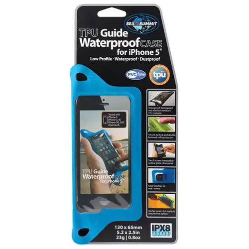 TPU Guide Waterproof iPhone 5 Case Blue TPU Guide Waterproof iPhone 5 Case Blue