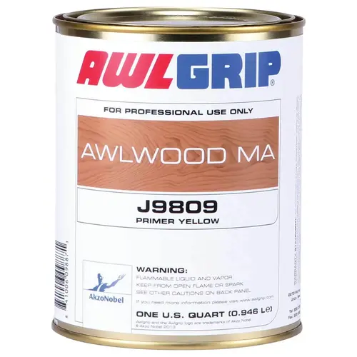 Primer, Awlwood MA, Yellow, Quart Primer, Awlwood MA, Yellow, Quart