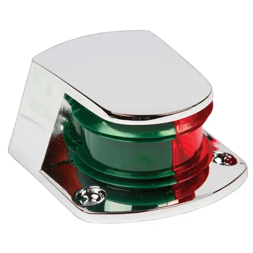 Deck Mount Bi-Color Navigation Light, 1 Nautical Mile Visibility Red/Green Deck Mount Bi-Color Navigation Light, 1 Nautical Mile Visibility Red/Green