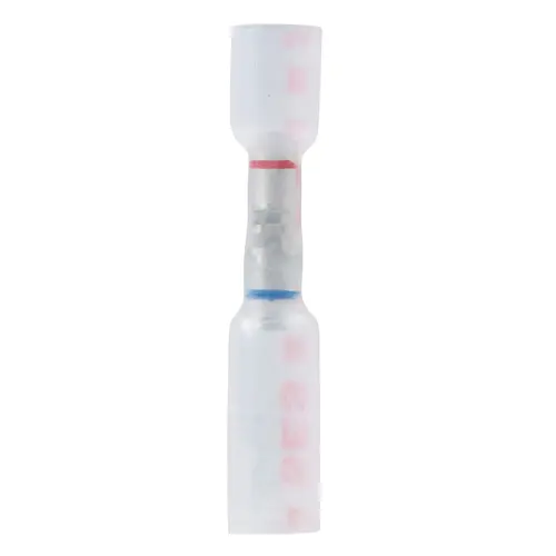 22-18/22-14 AWG Heat Shrink Step Down Butt Connectors, Red Dashes, 3-Pack Clear 22-18/22-14 AWG Heat Shrink Step Down Butt Connectors, Red Dashes, 3-Pack Clear