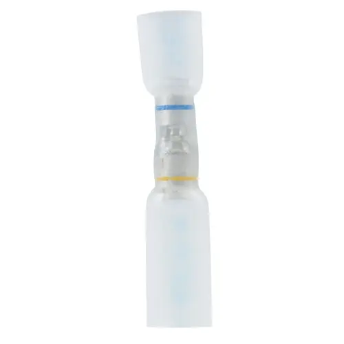 16-14/16-10 AWG Heat Shrink Step Down Butt Connectors, Blue Dashes, 3-Pack Clear 16-14/16-10 AWG Heat Shrink Step Down Butt Connectors, Blue Dashes, 3-Pack Clear