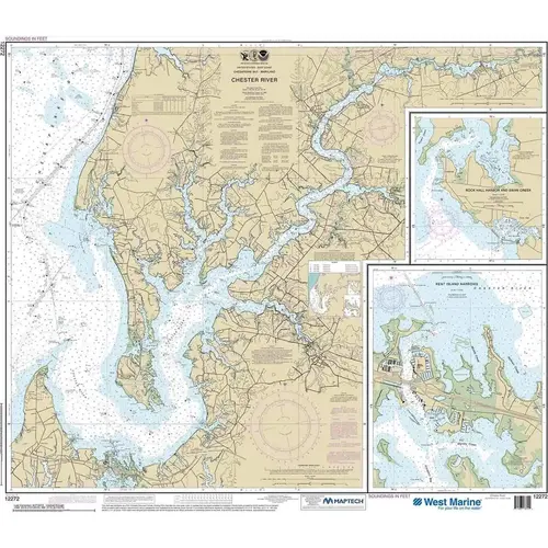 Maptech NOAA Recreational Waterproof Chart-Chester River; Kent Island Narrows, Rock Hall Harbor and Swan Creek, 12272 Maptech NOAA Recreational Waterproof Chart-Chester River; Kent Island Narrows, Rock Hall Harbor and Swan Creek, 12272