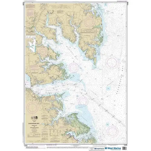 Maptech NOAA Recreational Waterproof Chart-Chesapeake Bay Mobjack Bay and York River Entrance, 12238 Maptech NOAA Recreational Waterproof Chart-Chesapeake Bay Mobjack Bay and York River Entrance, 12238