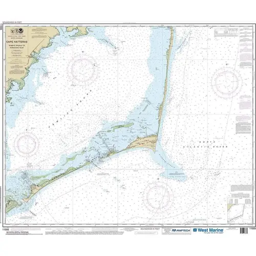 Maptech NOAA Recreational Waterproof Chart-Cape Hatteras-Wimble Shoals to Ocracoke Inlet, 11555 Maptech NOAA Recreational Waterproof Chart-Cape Hatteras-Wimble Shoals to Ocracoke Inlet, 11555