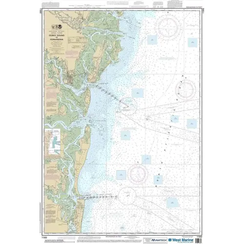 Maptech NOAA Recreational Waterproof Chart-Doboy Sound to Fernadina, 11502 Maptech NOAA Recreational Waterproof Chart-Doboy Sound to Fernadina, 11502