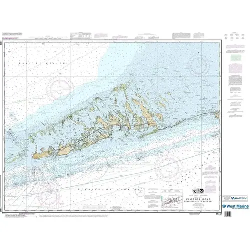 Maptech NOAA Recreational Waterproof Chart-Florida Keys Sombrero Key to Sand Key, 11442 Maptech NOAA Recreational Waterproof Chart-Florida Keys Sombrero Key to Sand Key, 11442