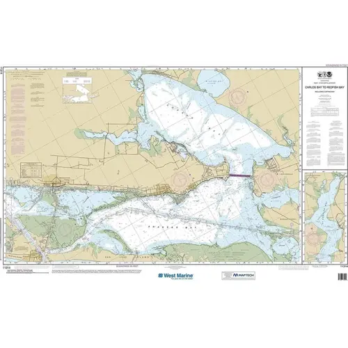 Maptech NOAA Recreational Waterproof Chart-Intracoastal Waterway Carlos Bay to Redfish Bay, including Copano Bay, 11314 Maptech NOAA Recreational Waterproof Chart-Intracoastal Waterway Carlos Bay to Redfish Bay, including Copano Bay, 11314