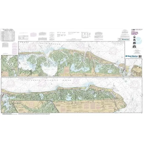 Maptech NOAA Recreational Waterproof Chart-Intracoastal Waterway Little Egg Harbor to Cape May; Atlantic City, 12316 Maptech NOAA Recreational Waterproof Chart-Intracoastal Waterway Little Egg Harbor to Cape May; Atlantic City, 12316