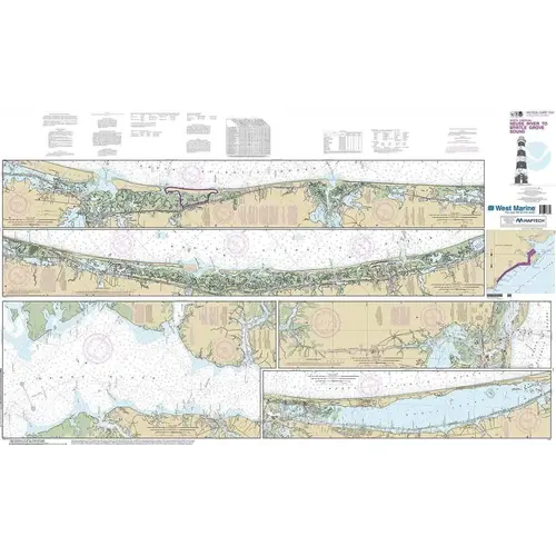 Maptech NOAA Recreational Waterproof Chart-Intracoastal Waterway Neuse River to Myrtle Grove Sound, 11541 Maptech NOAA Recreational Waterproof Chart-Intracoastal Waterway Neuse River to Myrtle Grove Sound, 11541