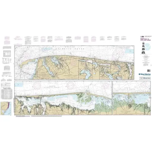 Maptech NOAA Recreational Waterproof Chart-Intracoastal Waterway Sandy Hook to Little Egg Harbor, 12324 Maptech NOAA Recreational Waterproof Chart-Intracoastal Waterway Sandy Hook to Little Egg Harbor, 12324