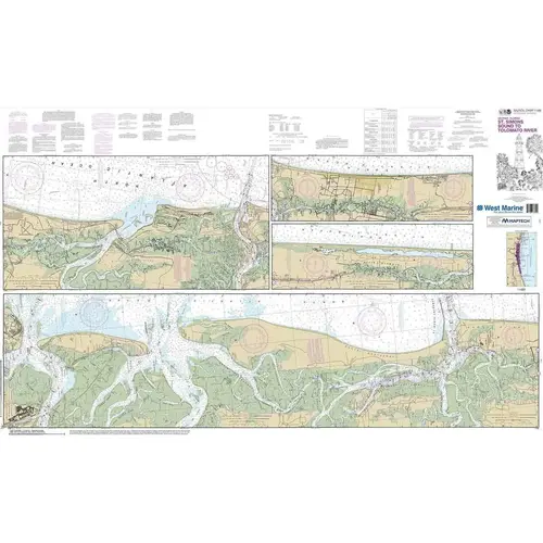 Maptech NOAA Recreational Waterproof Chart-Intracoastal Waterway St. Simons Sound to Tolomato River, 11489 Maptech NOAA Recreational Waterproof Chart-Intracoastal Waterway St. Simons Sound to Tolomato River, 11489