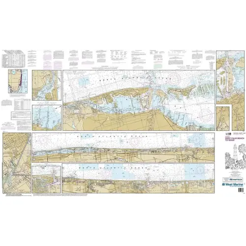 Maptech NOAA Recreational Waterproof Chart-Intracoastal Waterway West Palm Beach to Miami (11467) Maptech NOAA Recreational Waterproof Chart-Intracoastal Waterway West Palm Beach to Miami (11467)