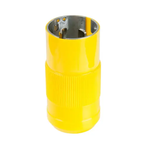 Male Plug, 50A 125V, Yellow Male Plug, 50A 125V, Yellow