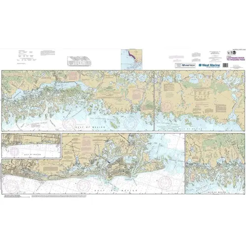 Maptech NOAA Recreational Waterproof Chart-Lostmans River to Wiggins Pass, 11430 Maptech NOAA Recreational Waterproof Chart-Lostmans River to Wiggins Pass, 11430