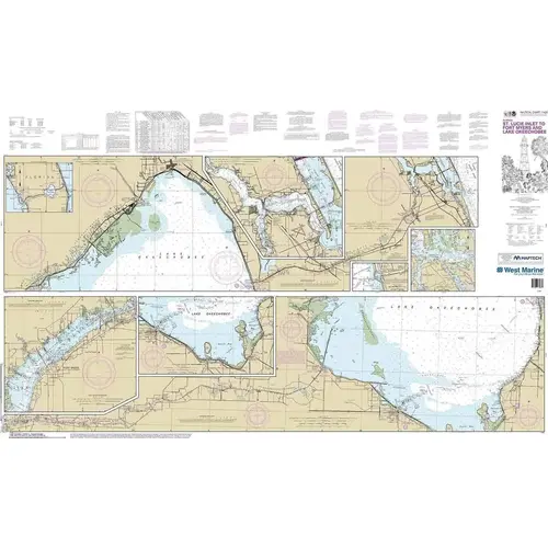 11428, Maptech NOAA Recreational Waterproof Chart-Okeechobee Waterway St. Lucie Inlet to Fort Myers; Lake Okeechobee 11428, Maptech NOAA Recreational Waterproof Chart-Okeechobee Waterway St. Lucie Inlet to Fort Myers; Lake Okeechobee