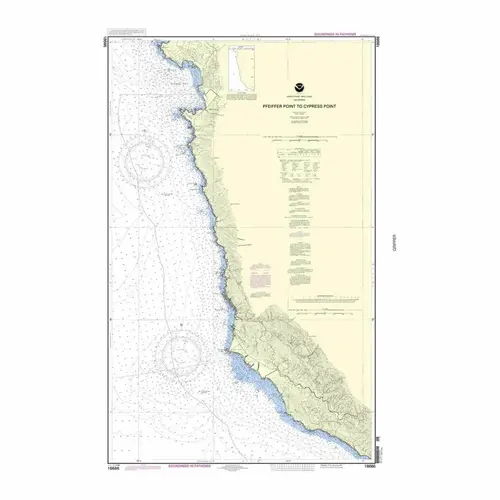 Recreational Waterproof Chart - Pfeiffer Point to Cypress Point Recreational Waterproof Chart - Pfeiffer Point to Cypress Point
