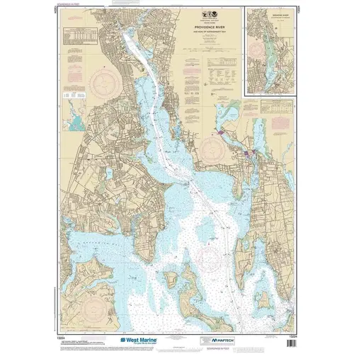 Maptech NOAA Recreational Waterproof Chart-Providence River and Head of Narragansett Bay, 13224 Maptech NOAA Recreational Waterproof Chart-Providence River and Head of Narragansett Bay, 13224