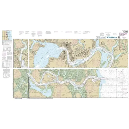 Maptech NOAA Recreational Waterproof Chart-St. Johns River-Atlantic Ocean to Jacksonville, 11491 Maptech NOAA Recreational Waterproof Chart-St. Johns River-Atlantic Ocean to Jacksonville, 11491