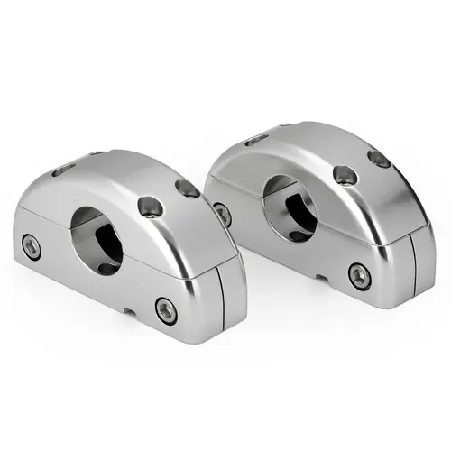 Pipe Mounting Fixture (Fixed) for M & MX ETXv3 models. Clamp has inner-diameter of 1.315", PAIR Pipe Mounting Fixture (Fixed) for M & MX ETXv3 models. Clamp has inner-diameter of 1.315", PAIR