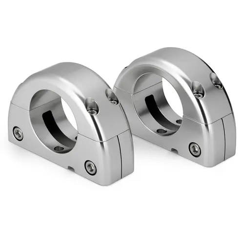 Pipe Mounting Fixture (Fixed) for M & MX ETXv3 models. Clamp has inner-diameter of 2.250", PAIR Pipe Mounting Fixture (Fixed) for M & MX ETXv3 models. Clamp has inner-diameter of 2.250", PAIR