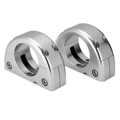 Pipe Mounting Fixture (Fixed) for M & MX ETXv3 models. Clamp has inner-diameter of 2.375", PAIR Pipe Mounting Fixture (Fixed) for M & MX ETXv3 models. Clamp has inner-diameter of 2.375", PAIR