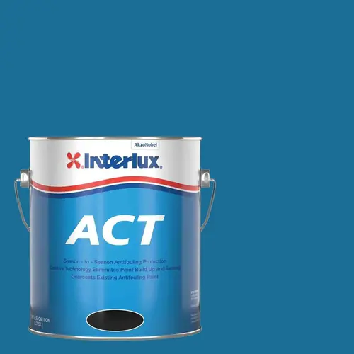 ACT Ablative Antifouling Paint, Blue, Quart ACT Ablative Antifouling Paint, Blue, Quart