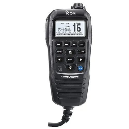 CommandMic IV with WHITE backlit LCD, in BLACK CommandMic IV with WHITE backlit LCD, in BLACK