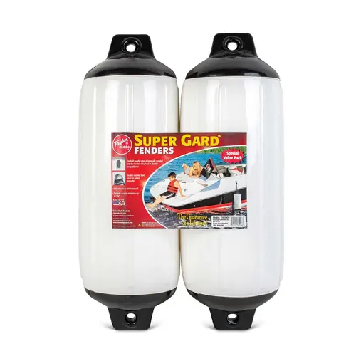Super Gard Fender 2-Pack, White Super Gard Fender 2-Pack, White
