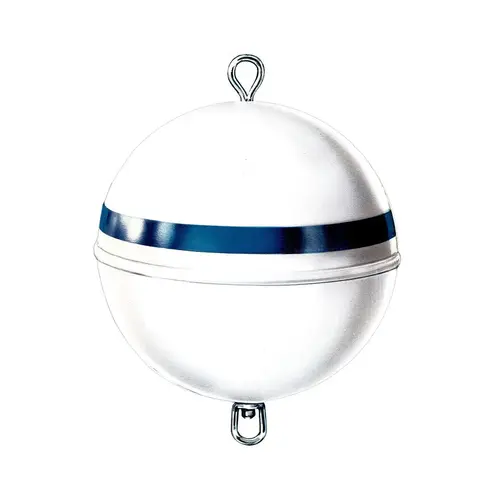 24" Premium Mark V Mooring Buoy, 2" Galvanized Tube White 24" Premium Mark V Mooring Buoy, 2" Galvanized Tube White