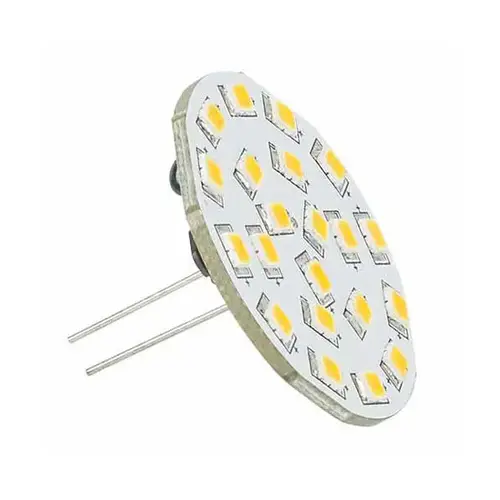 Corona LED Replacement Bulb Warm White 10 to 30V DC 3 Watts G4 Socket Back Pin Corona LED Replacement Bulb Warm White 10 to 30V DC 3 Watts G4 Socket Back Pin