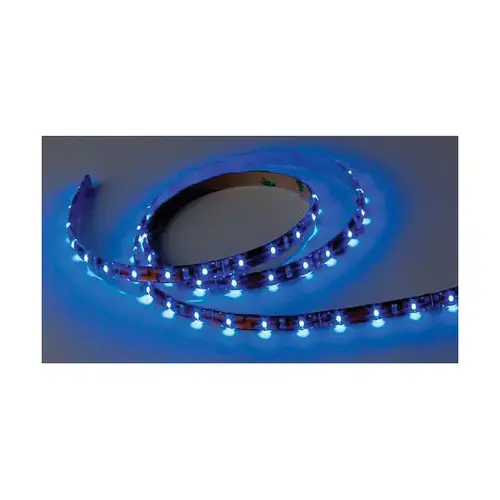 Flexible LED Strip Tape 24V DC Blue 8 ft Length with Wire Leads IP65 Flexible LED Strip Tape 24V DC Blue 8 ft Length with Wire Leads IP65