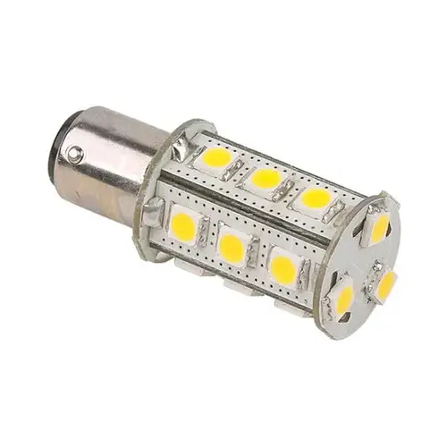 Tower Navigation Bayonet LED Bulb Warm White 10 to 30V DC 3 Watts Omni-Directional BAY15d Socket Tower Navigation Bayonet LED Bulb Warm White 10 to 30V DC 3 Watts Omni-Directional BAY15d Socket