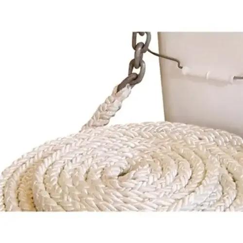 15 ft 1/4" G4 Chain & 200 ft 1/2" 8 Plait Line Anchor Rode 15 ft 1/4" G4 Chain & 200 ft 1/2" 8 Plait Line Anchor Rode