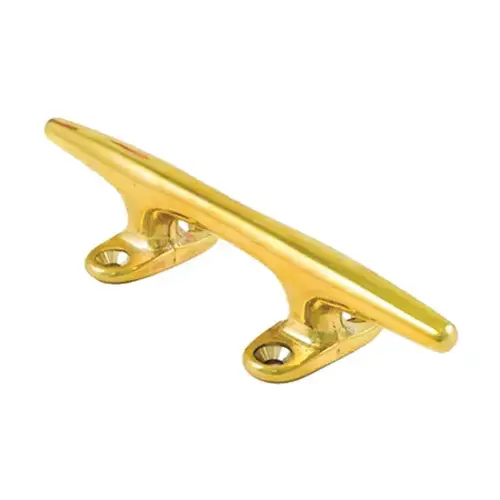 10" Polished Brass Hollow Base Cleat 10" Polished Brass Hollow Base Cleat